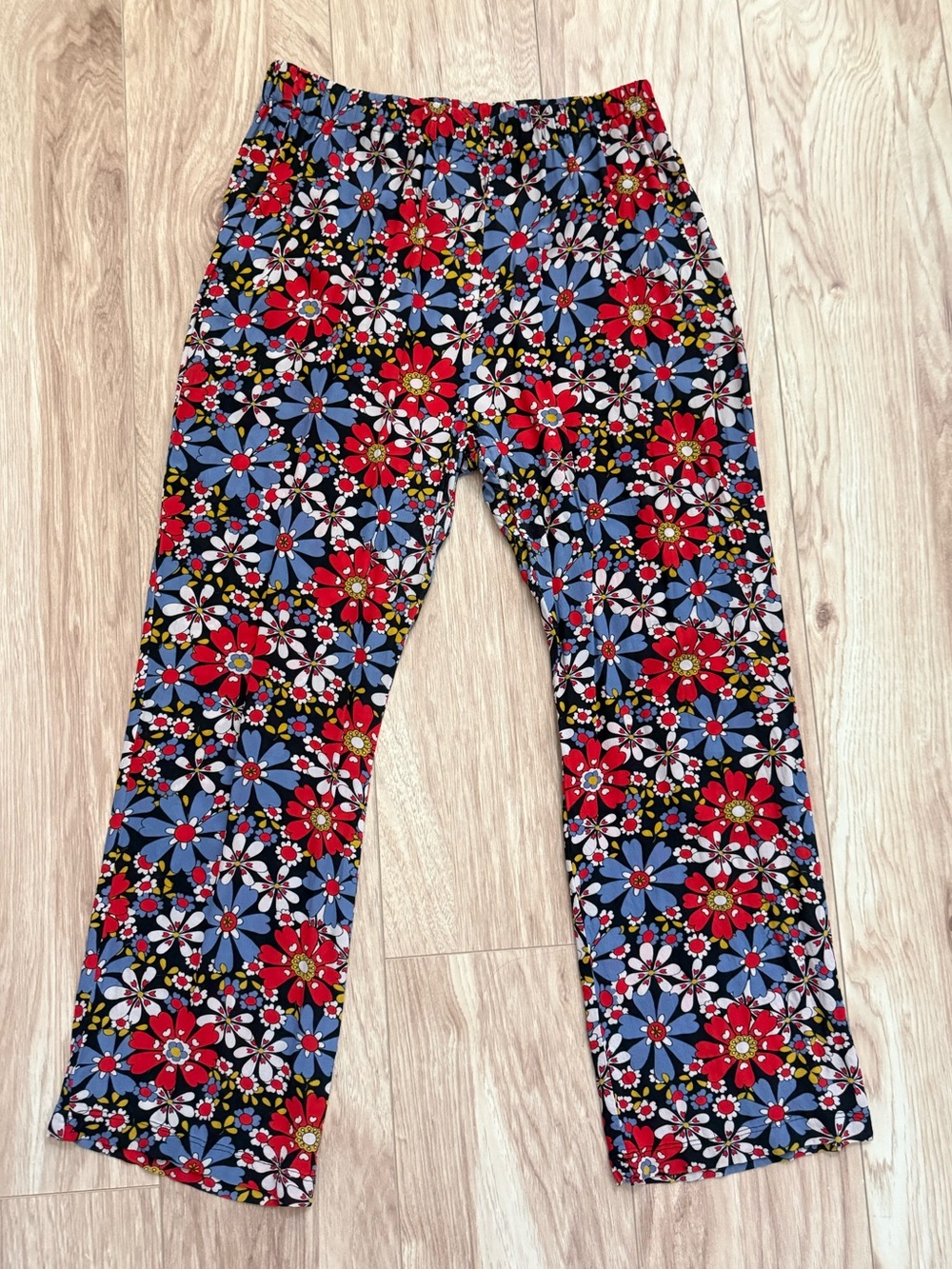 WRAY Sol Pant Beach Pants 70s Floral Print Medium